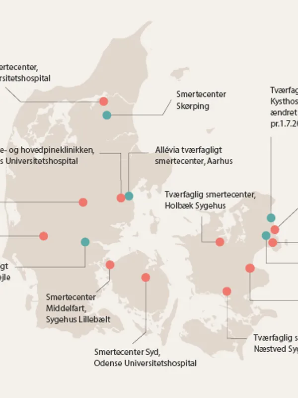 Smertecentre i Danmark